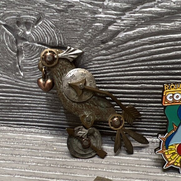 Mixed Vintage Funky & Fun Buttons Pins Pinbacks Lot of 15 Assorted Quirky - Picture 10 of 10